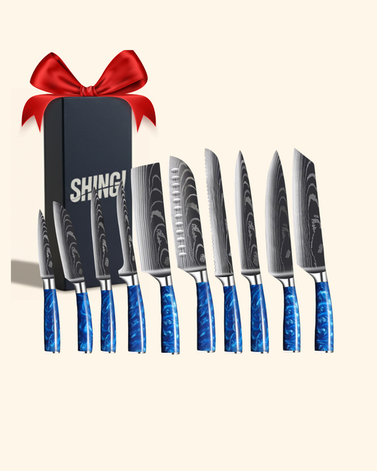 Set de 10 couteaux Japonais - Kai Series - SHING!