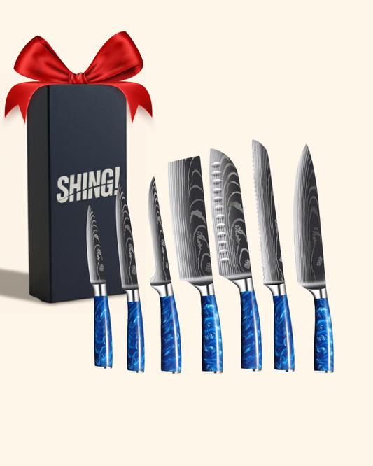 Set de 7 couteaux Japonais - Kai Series - SHING!