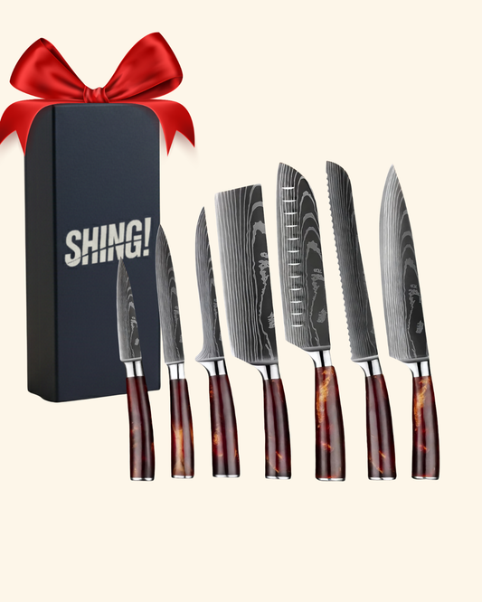 Set de 7 couteaux Japonais - Tsuchi Series - SHING!