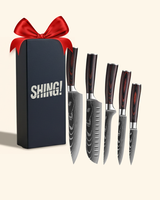 Set de 5 couteaux Japonais - Moku Series - SHING!